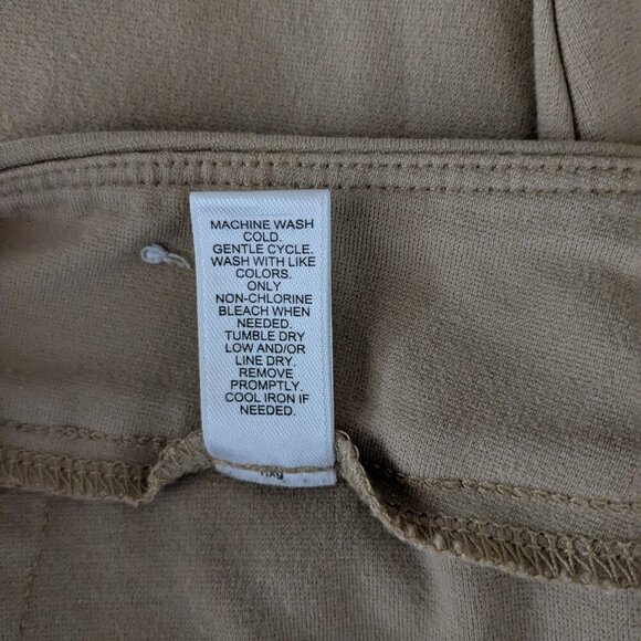 CATO EST 1946 Beige Hi-Rise Stretchy Knit Pull-On Pants; Size M - Picture 5 of 5